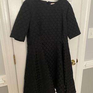 Ted Baker Textured Skater Dress - polka dot